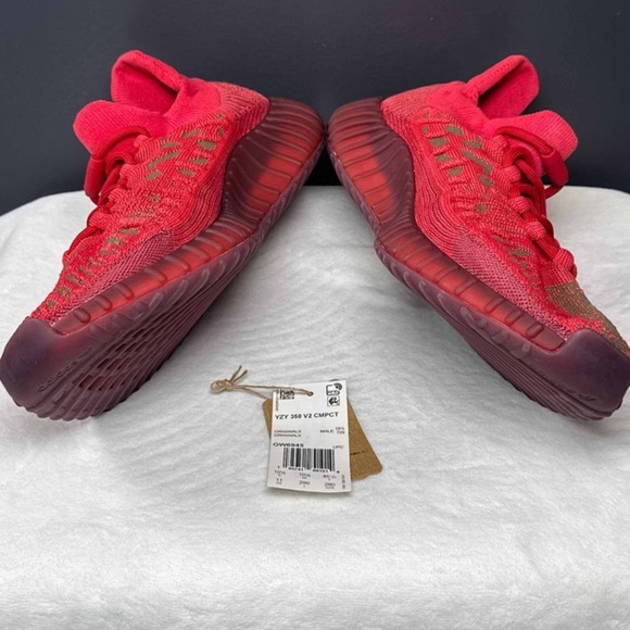 Yeezy Boost 350 V2 CMPCT ‘Slate Red’ - Size 11 - VNDS - Picture 7 of 10